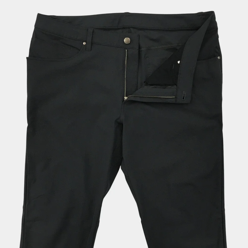 Lululemon ABC Pant Slim Fit Warpstreme Mens Size 36 5 Pocket Trousers